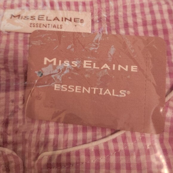 Women's plus size Gingham Robe - Picture 3 of 3